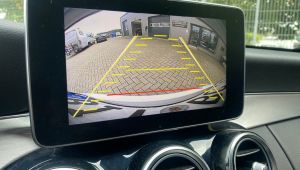 Mercedes W205 Kameraansicht der nachgerüsteten Rückfahrkamera